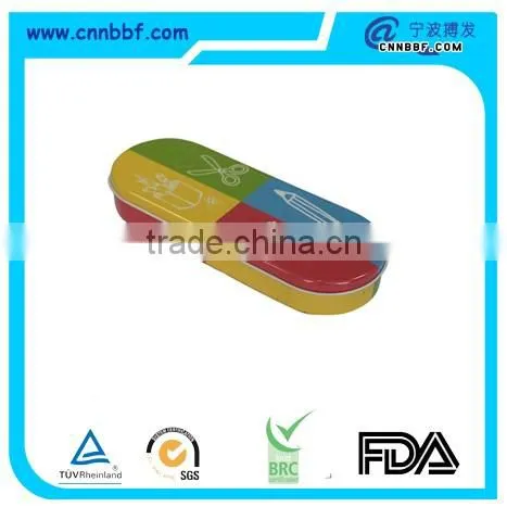Tin can Pencil case pen boxes Desktop receive school office korea design new Arrival Schools Offices