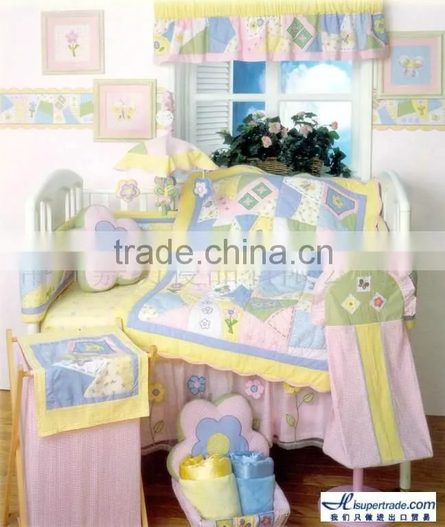 make-to-order bedding set for baby girl