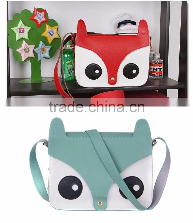 new sweet pu messenger bag ladies fashion fox shoulder bag handbag yiwu
