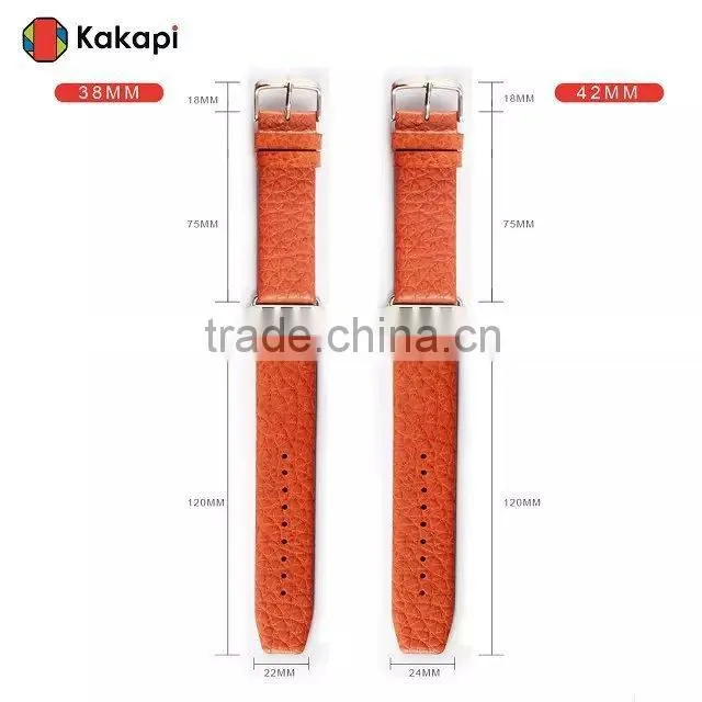 for Apple Watch leather band with adapter ,Genuine leather band strap for 42mm MT-3909