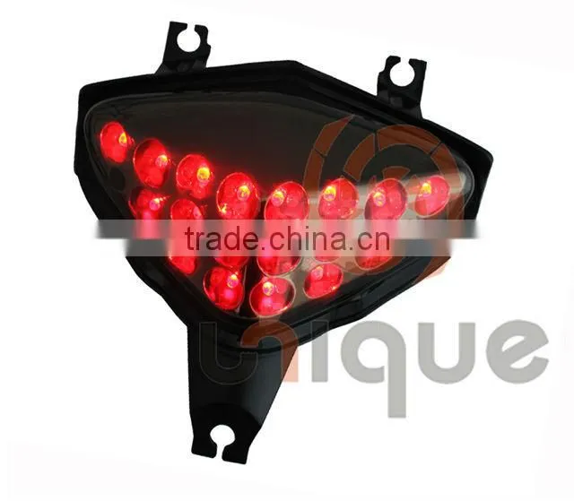 Smoke Motorcycle Integrated Led Tail Lights with Turn Signal for 2008-2009 Suzuki GSX 1300 B-King