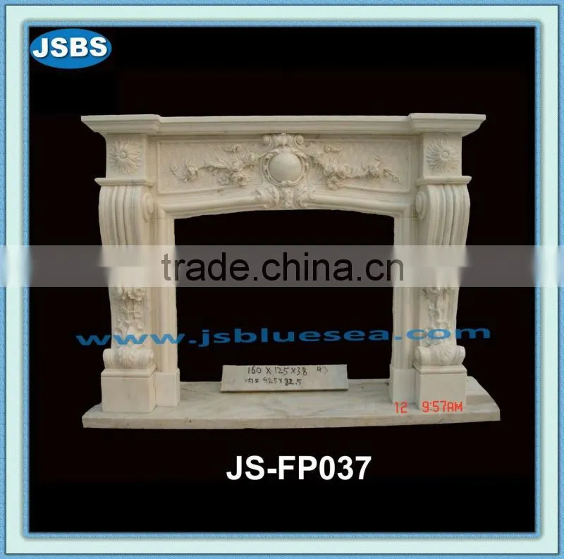 indoor used cheap marble fireplace mantel