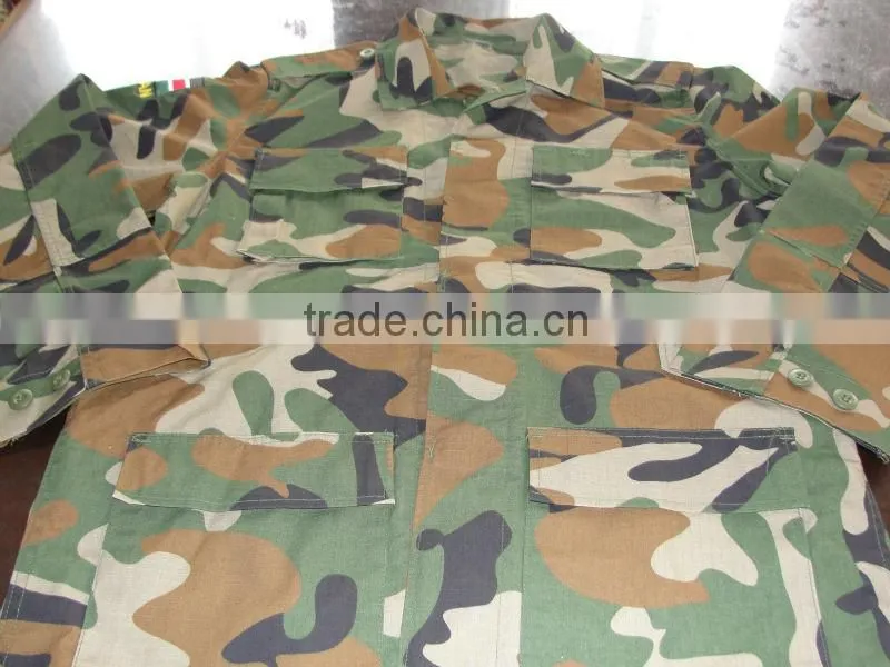 Sudan army Woodland Camouflage BDU Military Uniform