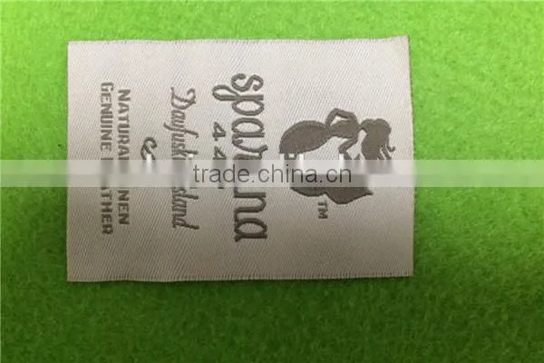 Garment labels and tags,100% polyester woven labels for clothing