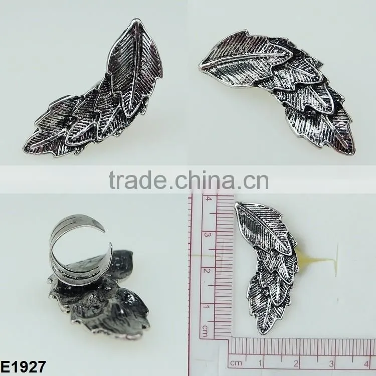 Direct manufacturer classic ancient silver cuff earring E1927