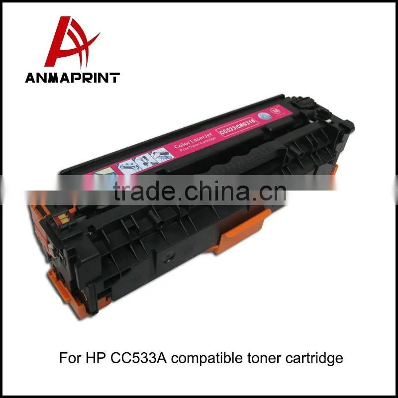 Anmaprint Toner CC530A CC531A CC532A CC533A toner cartridge compatible for HP 2025n/2025dn/2025X laser toner cartridge