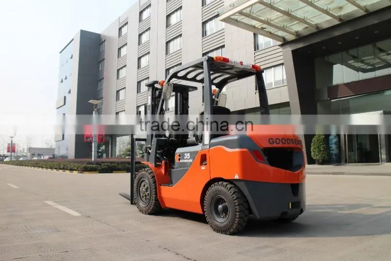 best seller 3.5tonnage gasoline forklift trucks price for sale