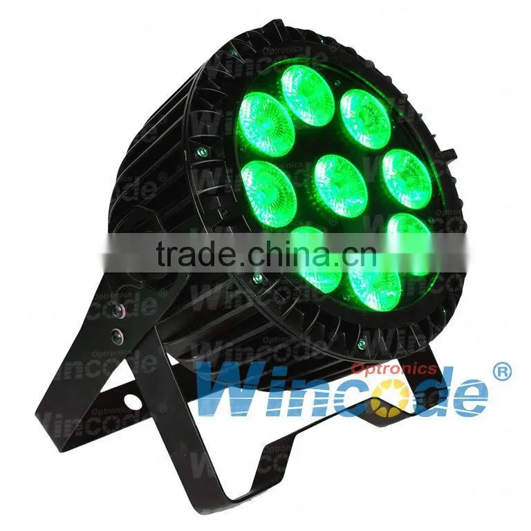 9*15W 5 in 1 waterproof LED Par light / led flat par light / stage lighting / disco light