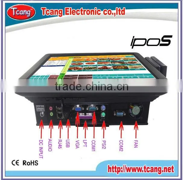 Touch screen Point of sale systems with Wall-mounted