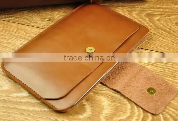 Durable Leather Laptop Case 13inch Notebook Case