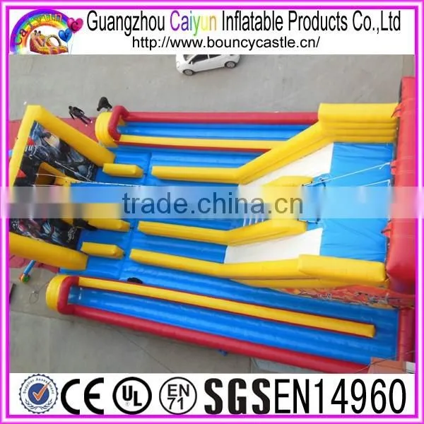 Gaint inflatable obstacle course for outdoor,Spider man inflatable obstacles