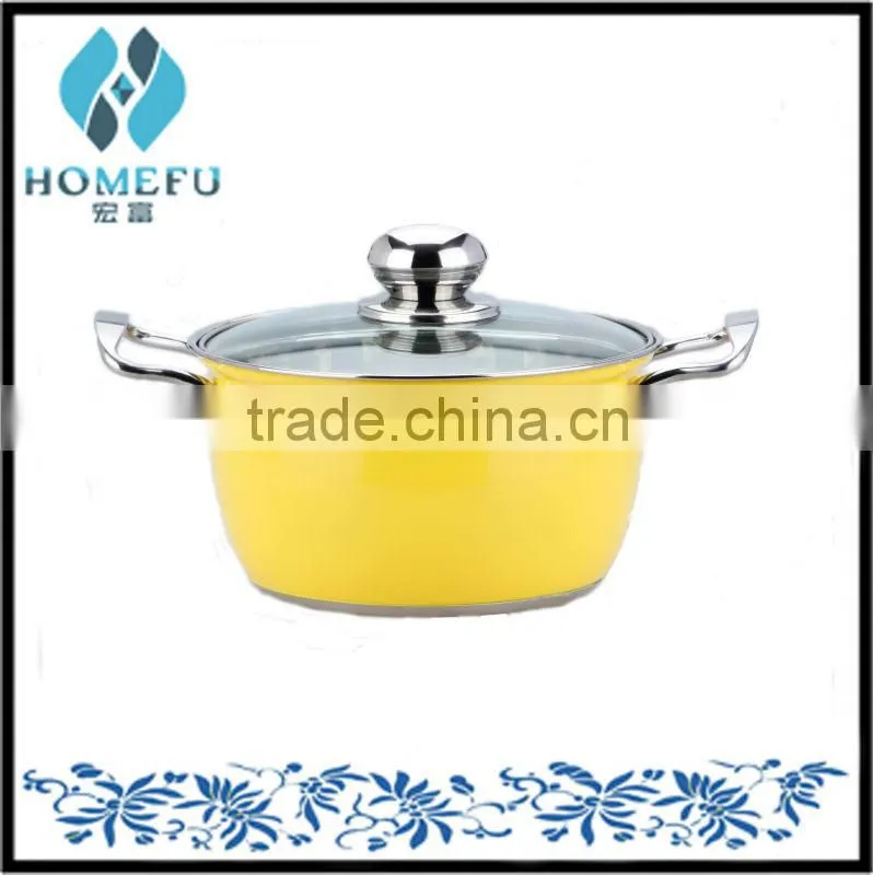 10pcs stainless steel color kitchen accessories cooking pot sets as seen on tv