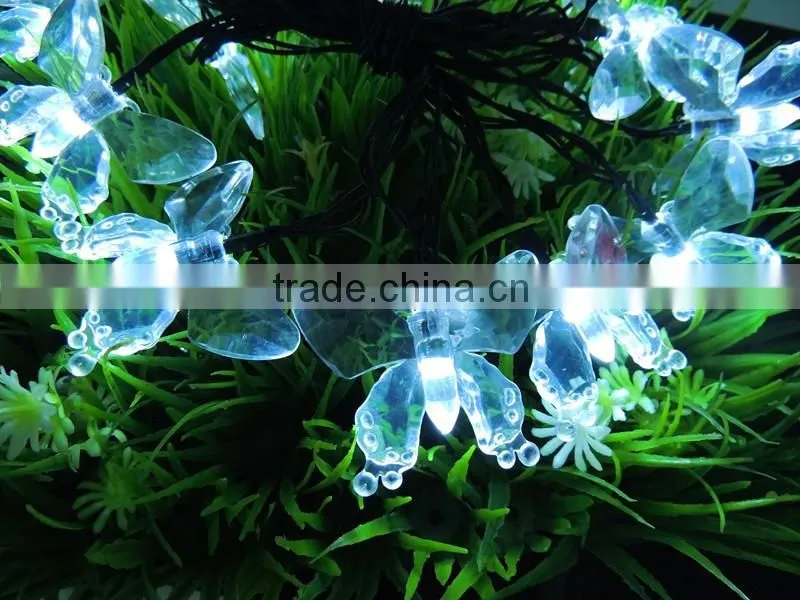 butterfly Decorative solar led light string