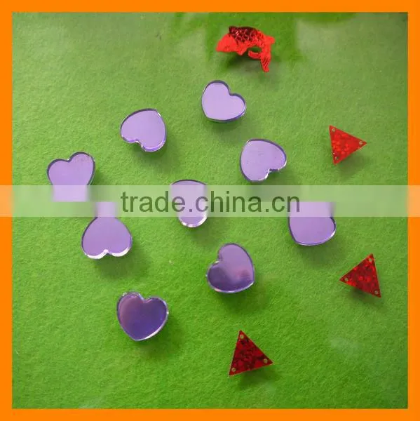 Citrine Heart Shape Artificial Gems