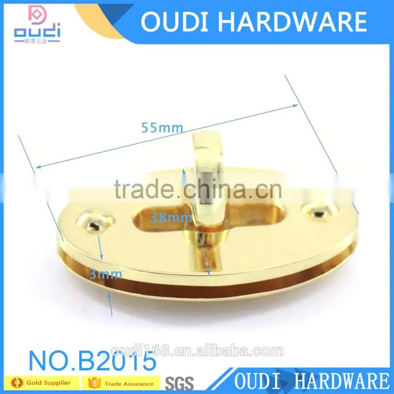 High quality bag accessories metal big bag lock, popular with women's bag accessories lock.