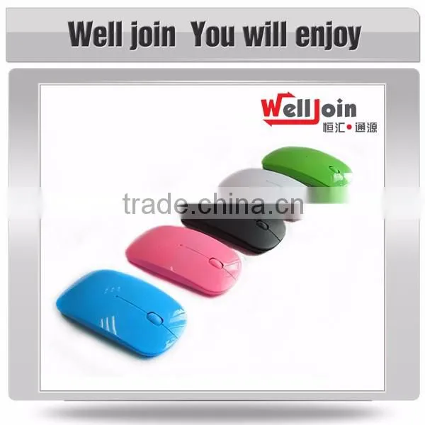 Multicolor Super thin usb 2.0 wireless mouse