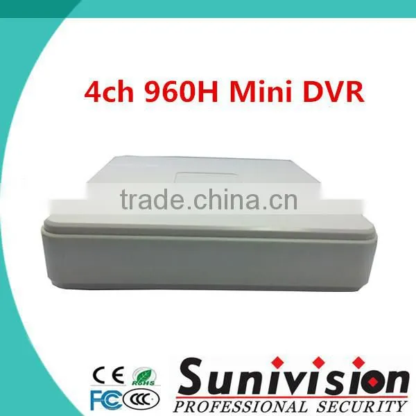 CCTV 4channel DVR 4ch 960H Mini DVR Supports Free CMS Software