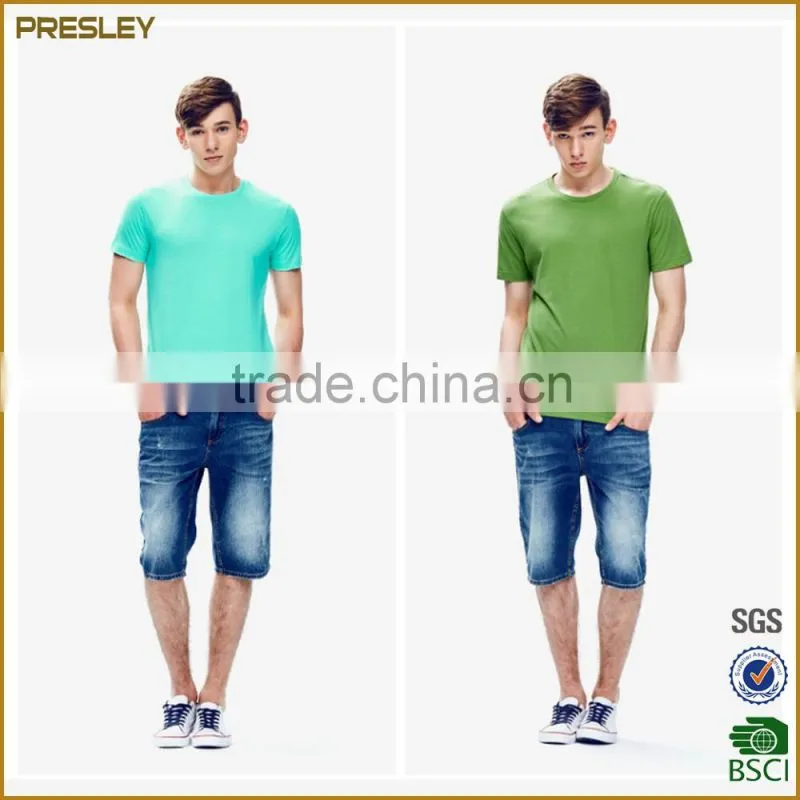 softextile 2016 Last Wholesale New Design For Men's T-shirt Lot Sales In Bulk T-shirt