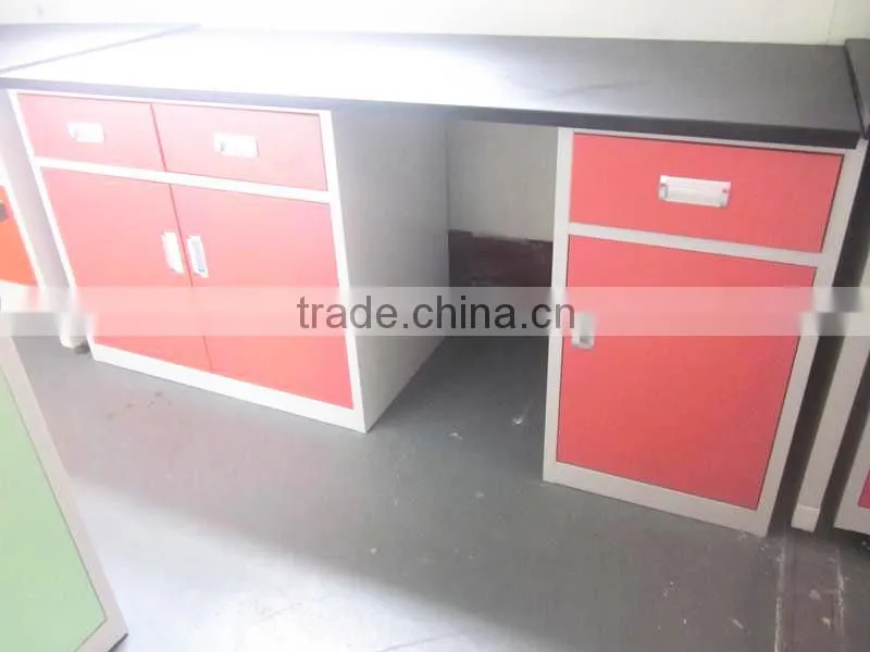 Commercial use experiment furniture stainless steel lab wall bench