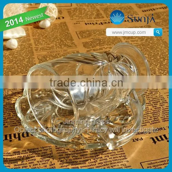 Good quality crystal glass wholesale glass tea set