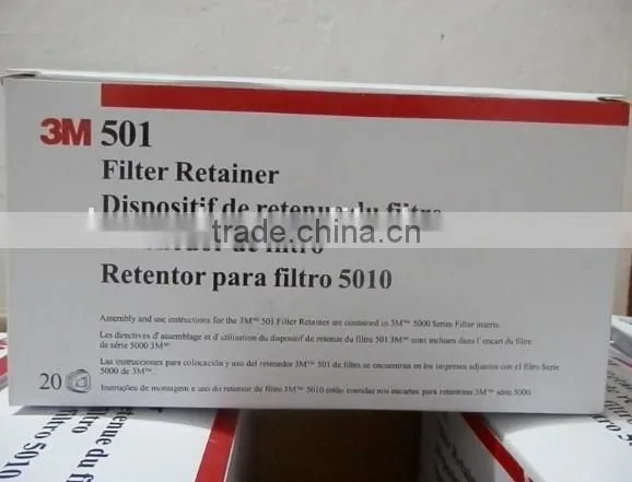 3M 501 retainer / 3m filter cover used to hold 3M Particulate Filters 5N11 for 3M half mask and full face mask