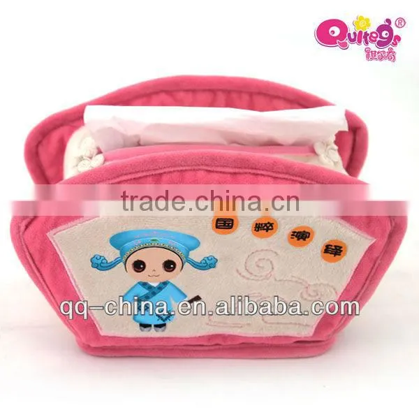 cute tissue box covers plush tissue box cover