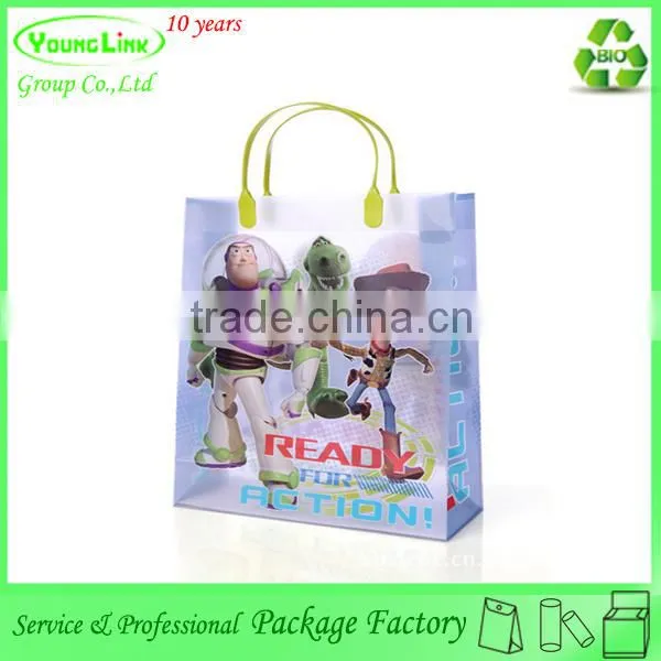 Professional Fashion Customized plastic soft loop handle bag for clothing
