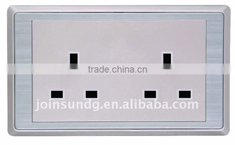Double 3-feet sqaure wall socket switch socket 2015