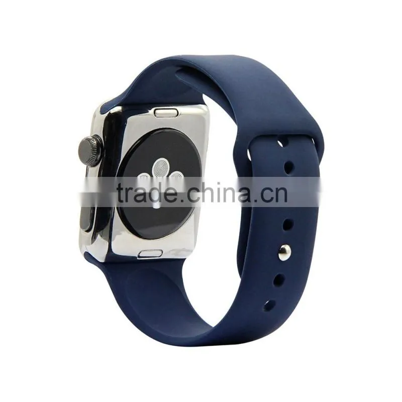 Silicone Band For Apple Watch 42mm/38mm silicone band With Connector Adapter