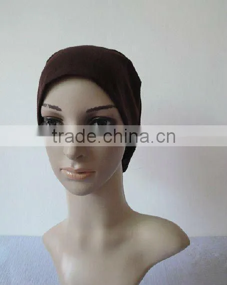 C001 plain tube underscarf,cotton underscarf and hats