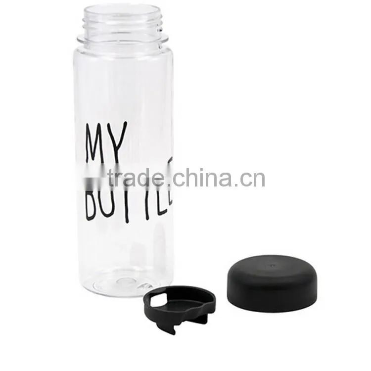 JoyShaker - Fashion Portable Clear My Bottle Sport Plastic Fruit Juice Water Cup 500ML
