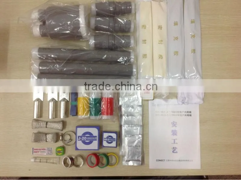 10kv termination kits (outdoor type) for 3 cores 25~50 mm2 XLPE insulated copper cable