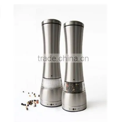 Brand New Electrical Stainless Steel Salt/Pepper Mill