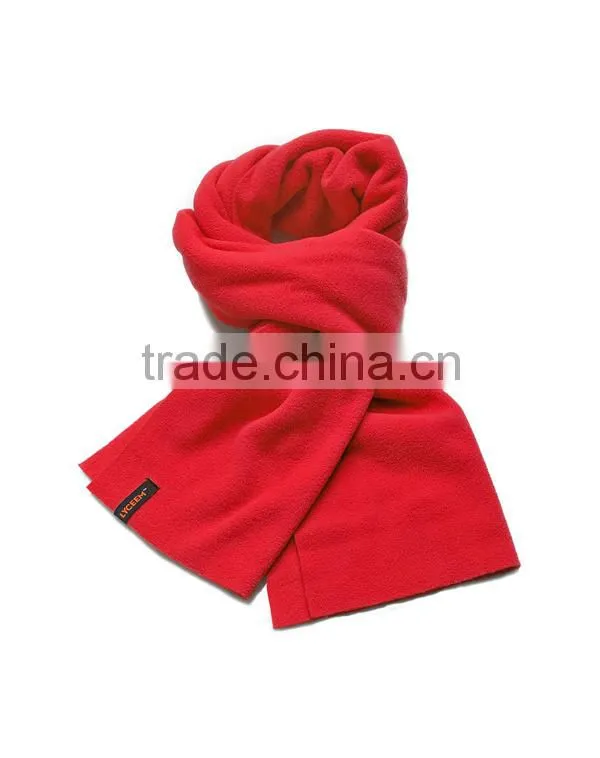 Popular design wholesale polar fleece neck scarf fabric polar fleece scarf fabric