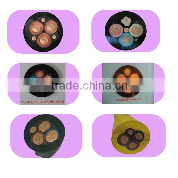 YC/YZ/YCW Flexible Rubber Cable for Coal