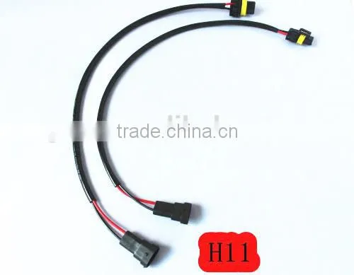 OEM product best price high quality hid wiring harness plug connector H1 power extension cord
