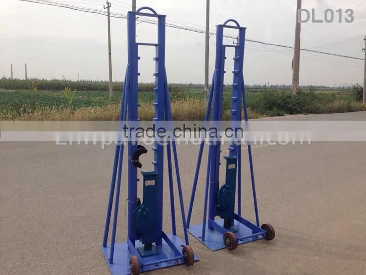 Factory cable drum jack Cable Drum Handling Equipment