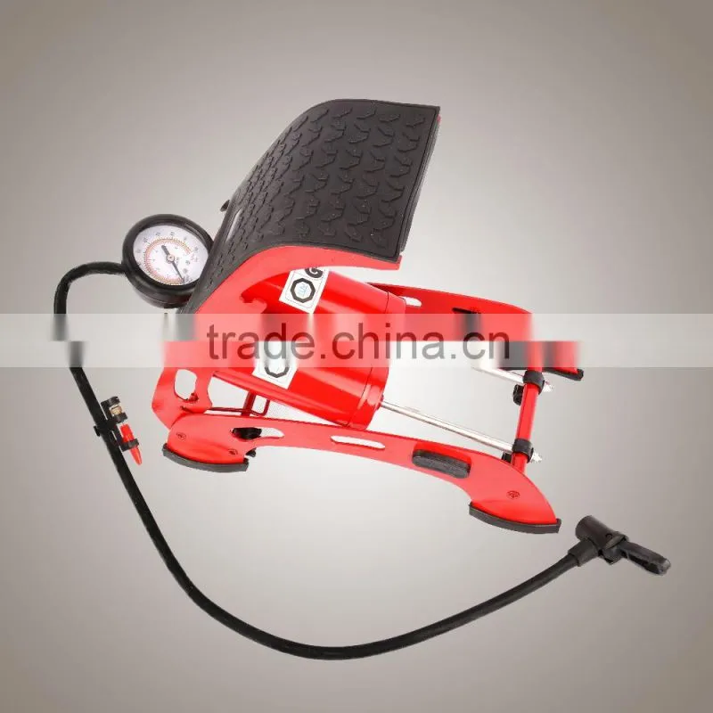 Durable high pressure JL9209 with pressure gauge foot Bicycle pump