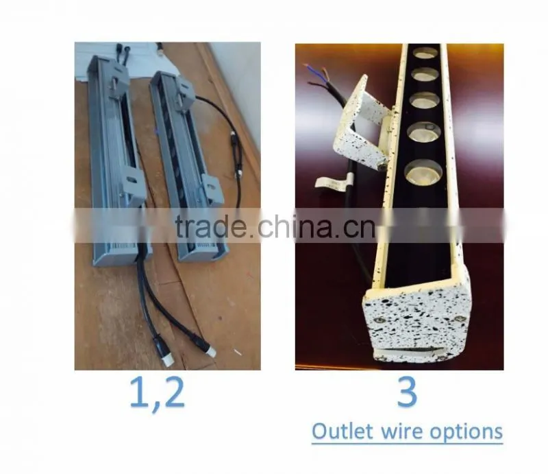 Waterproof CE RoHS approved RGB LED wall washer/fairground light