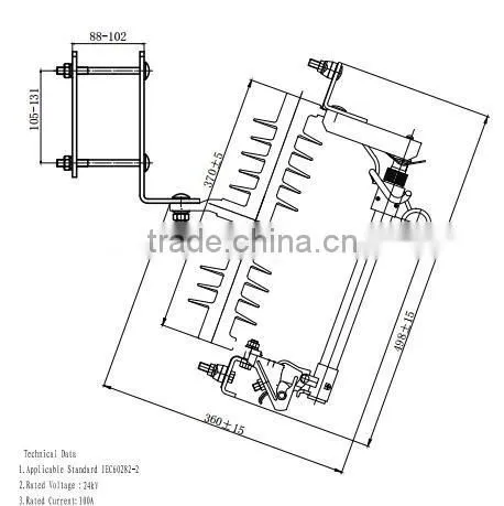 22 kv polymer Fuse Cutout