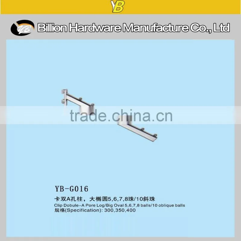 china fashion factory clothes store hanging display hook on slot hook