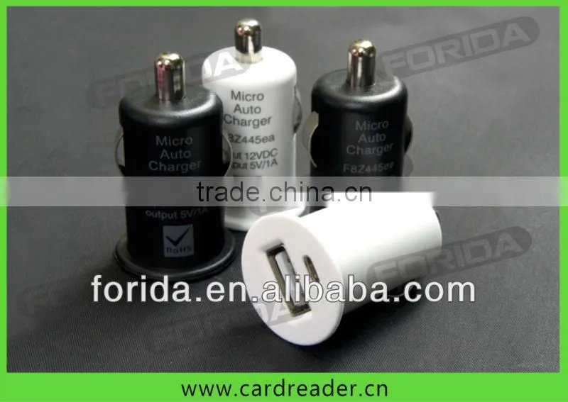 portable 5V 1A mini usb car charger