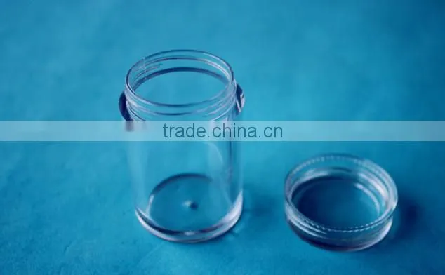 15g PS plastic cosmetic cream jar