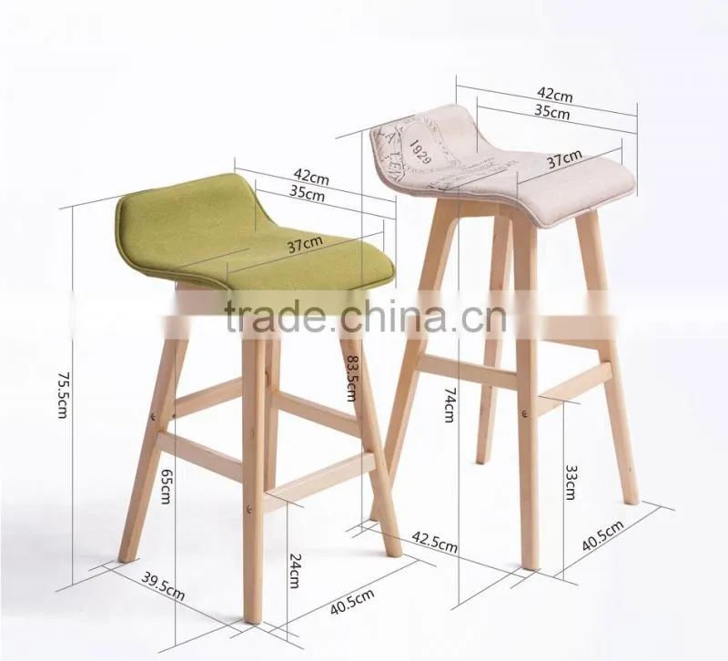 First touch china modern plywood commerical bar stool AM-077M