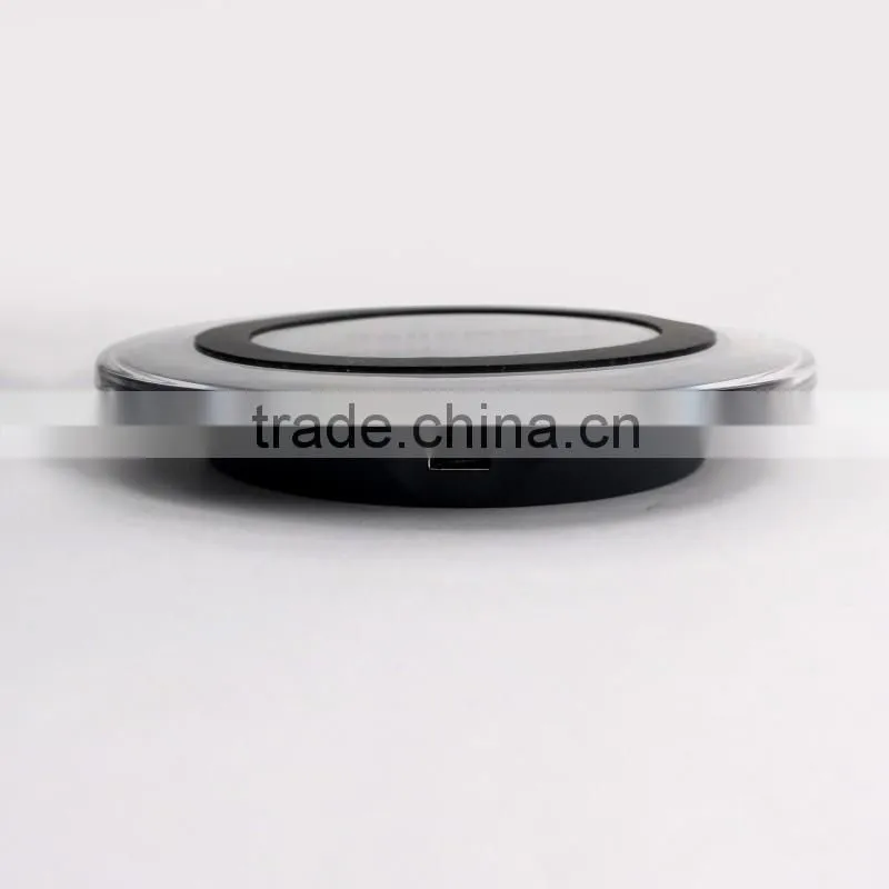 Qi Wireless charger Genuine charging PAD for samsung galaxy s6 edge, DC5V wireless charger for Samsung Galaxy S6 S6 Edge note 5