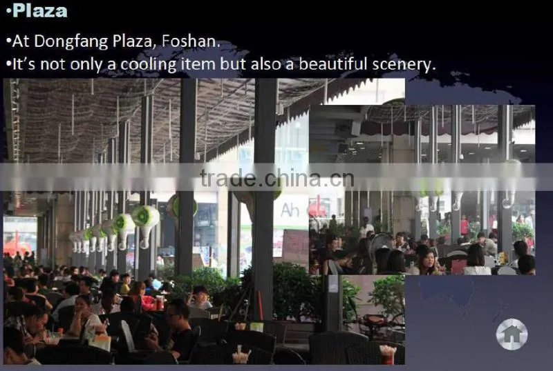 China Supplier WT-4C CE Certification and Wall Mounted Installation mist fan