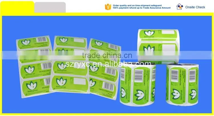 Self adhesive label sticker for farm product