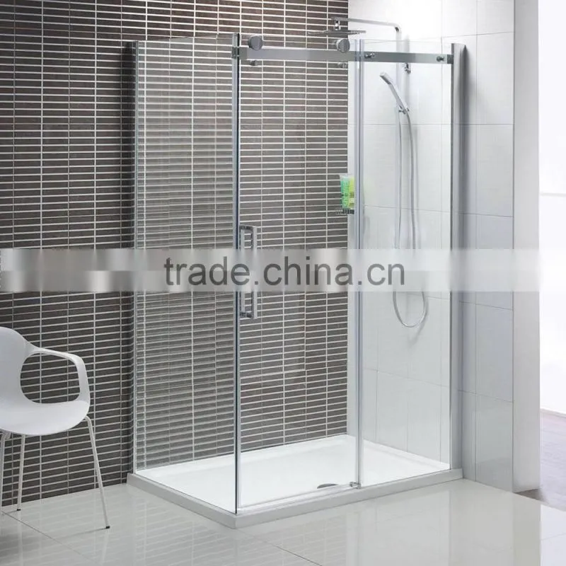 fasion customizable tempered glass shower enclosure