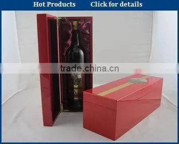 2015 luxury wholesale glossy wine box finished