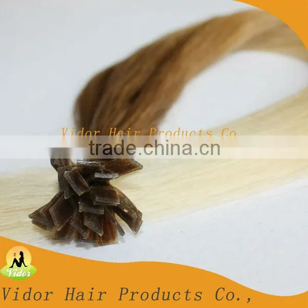 Factory 0.7g Strand Piano Color Flat Tip Brazilian Hair Extensions